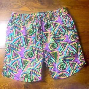Mens funky patterned shorts